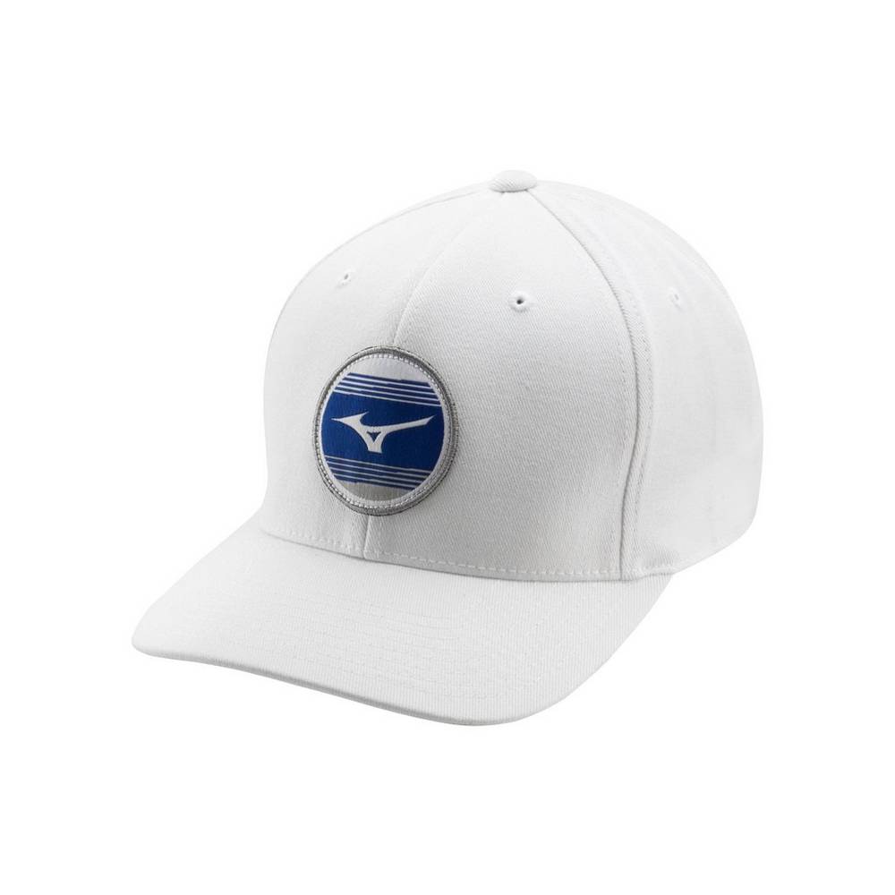 Panske Čiapky Mizuno 919 Snapback Golf Biele Vypredaj XQKY05329